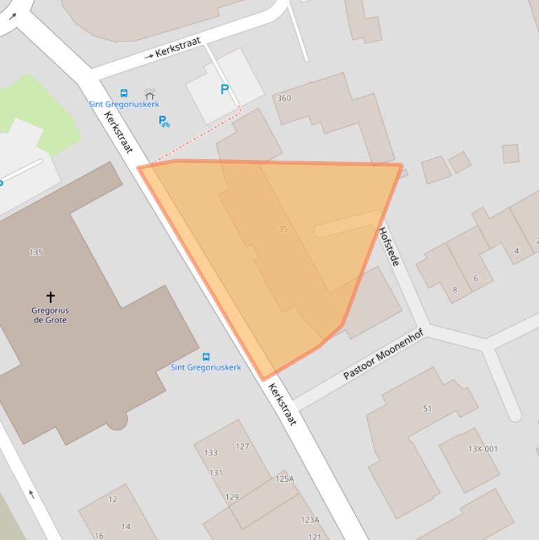 Kaart van postcodegebied 6441DX.