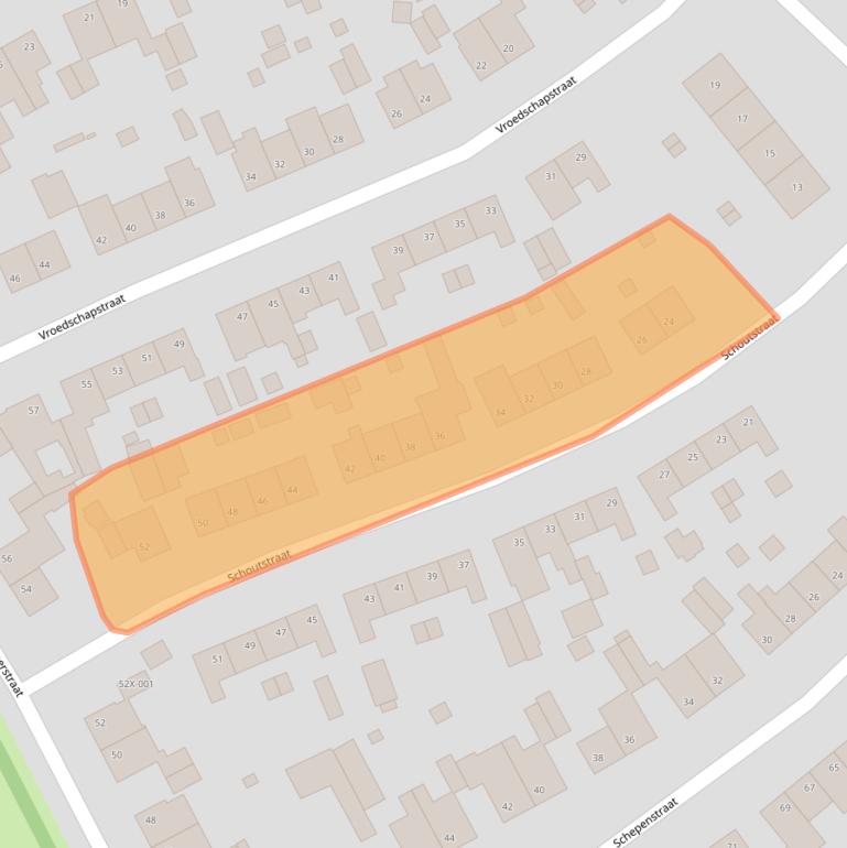 Kaart van postcodegebied 6441EK.