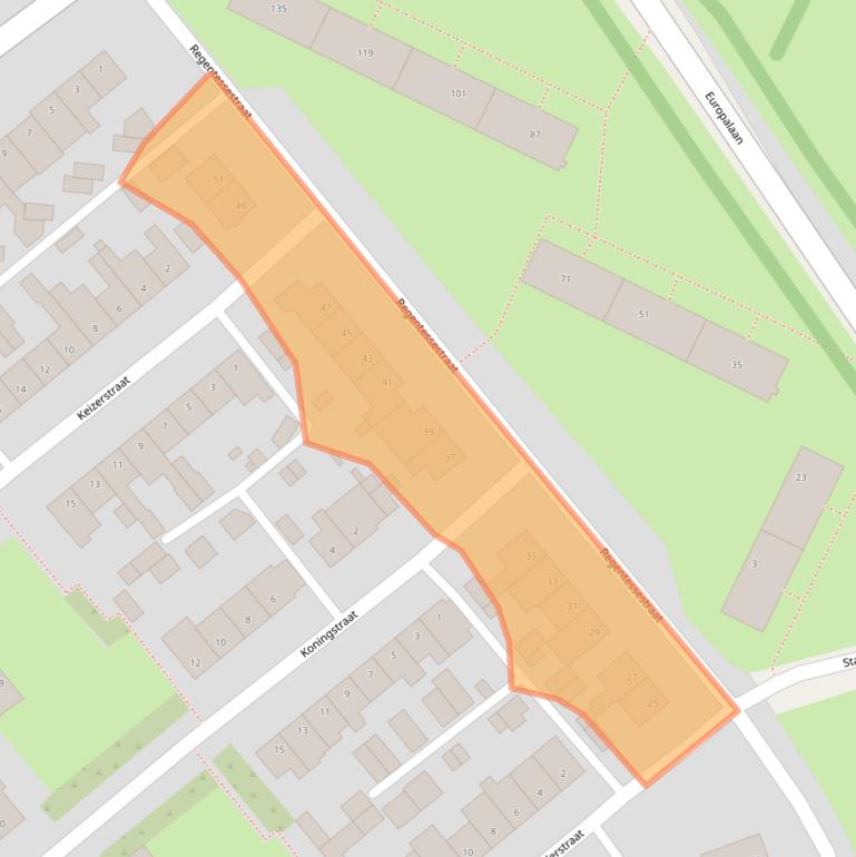 Kaart van postcodegebied 6441GD.