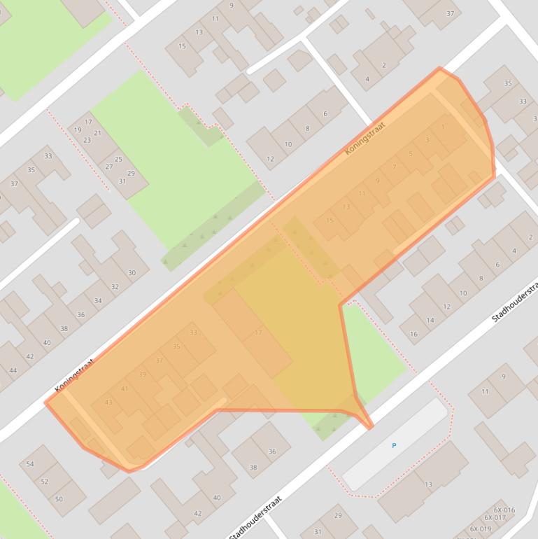 Kaart van postcodegebied 6441GM.