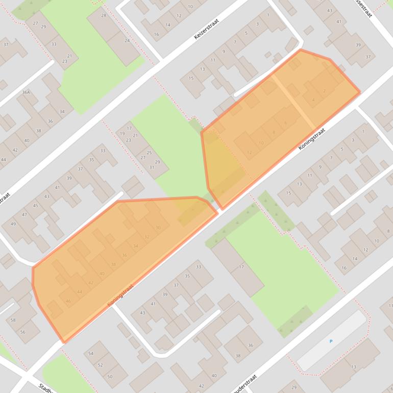 Kaart van postcodegebied 6441GP.