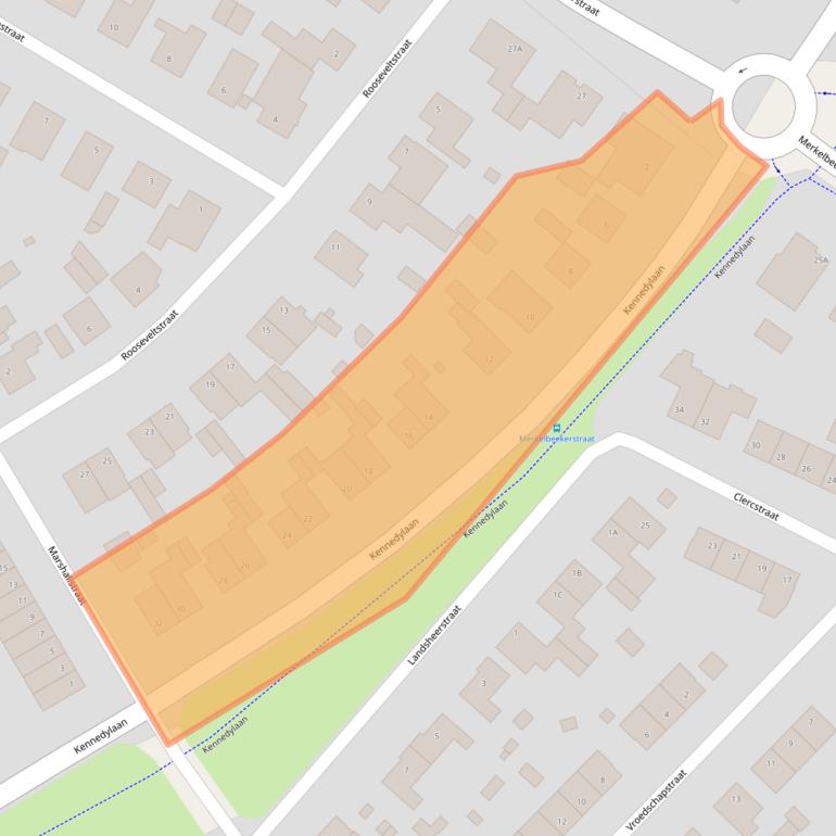 Kaart van postcodegebied 6441JD.