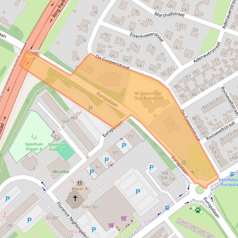 Kaart van postcodegebied 6441JJ.