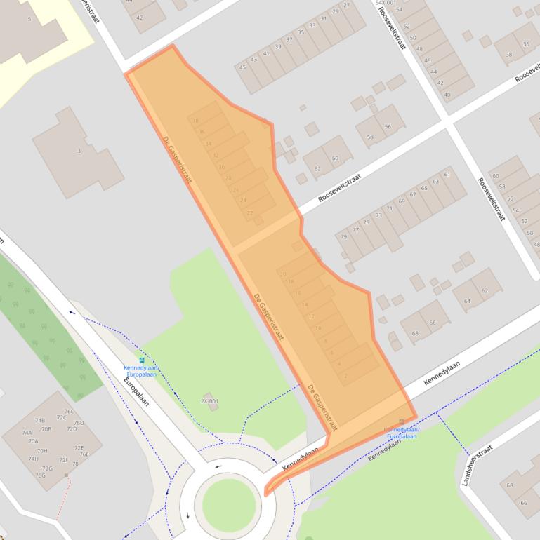 Kaart van postcodegebied 6441JK.