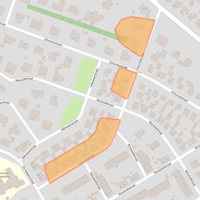 Kaart van postcodegebied 6441JT.