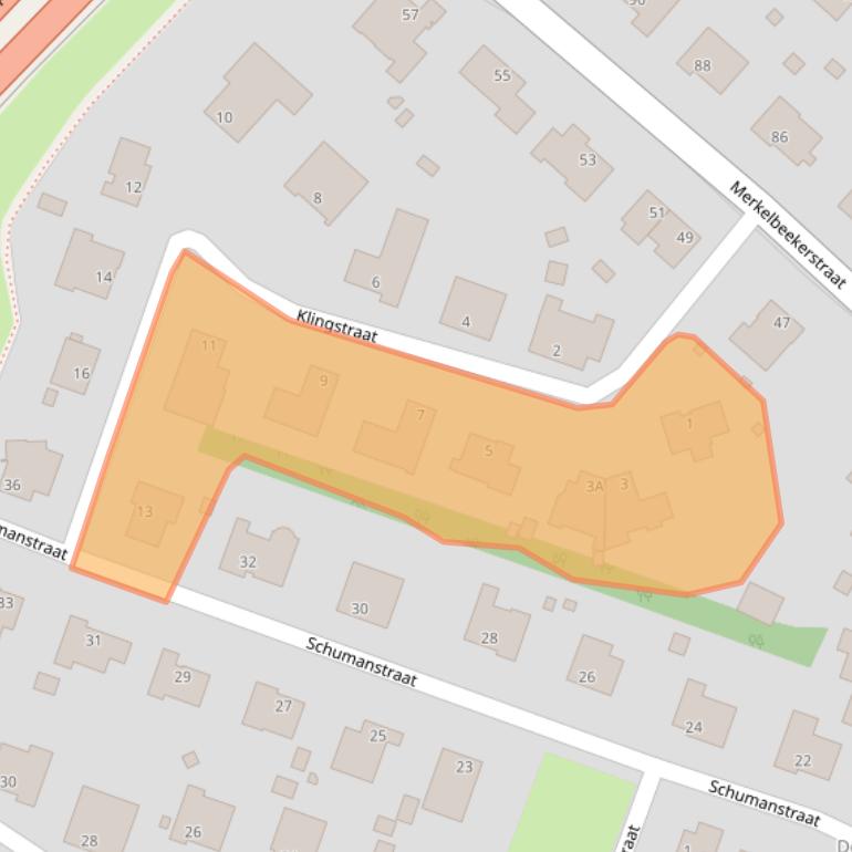 Kaart van postcodegebied 6441KE.