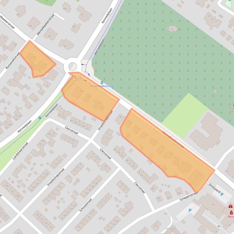 Kaart van postcodegebied 6441KH.