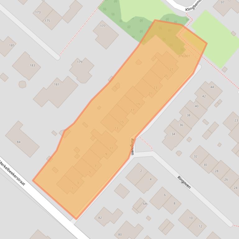 Kaart van postcodegebied 6441LB.