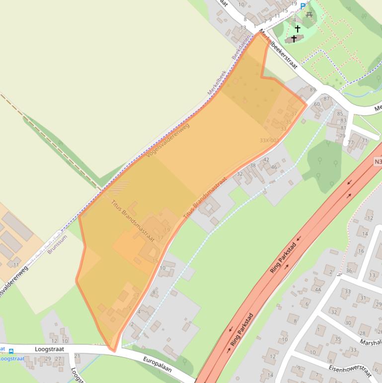 Kaart van postcodegebied 6441LD.