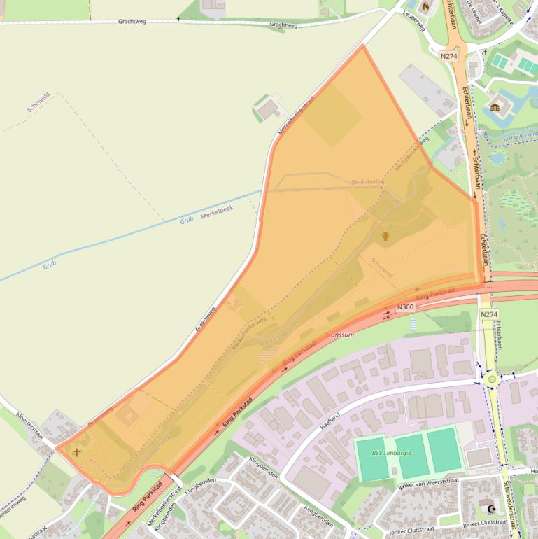 Kaart van postcodegebied 6441LL.