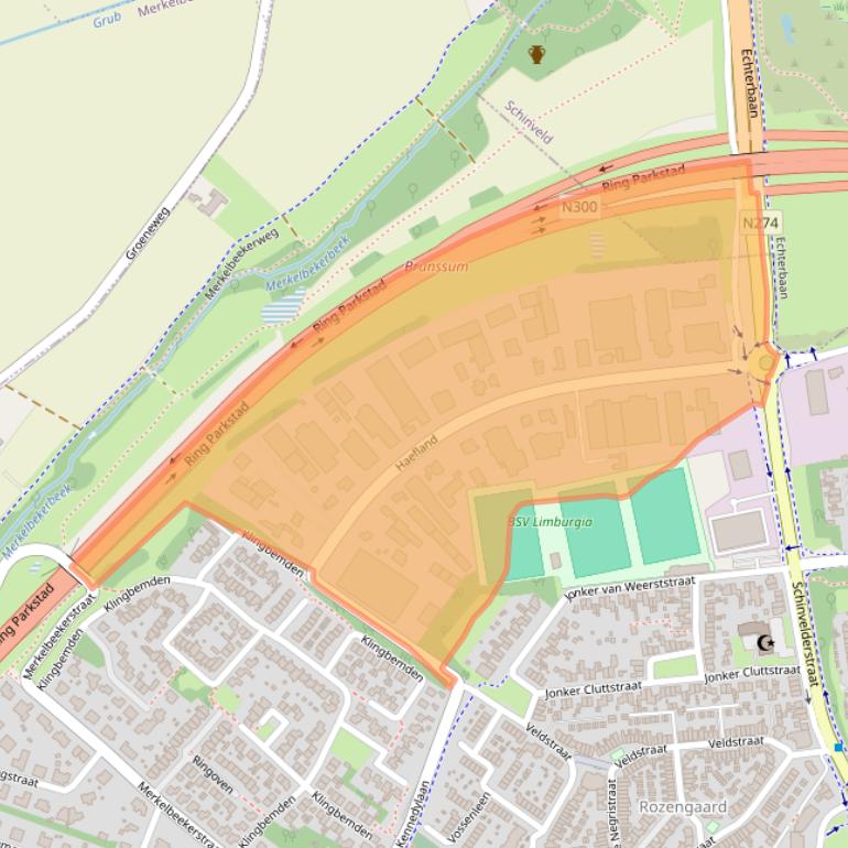 Kaart van postcodegebied 6441PA.