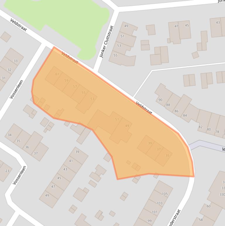 Kaart van postcodegebied 6441SR.