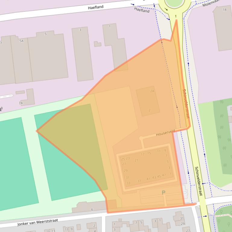 Kaart van postcodegebied 6441TA.