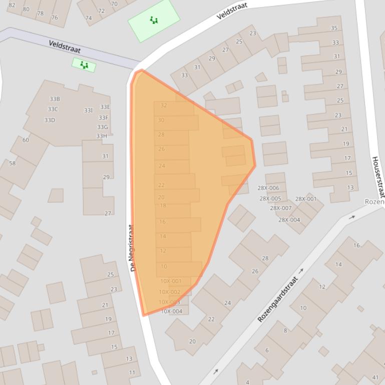 Kaart van postcodegebied 6441TL.