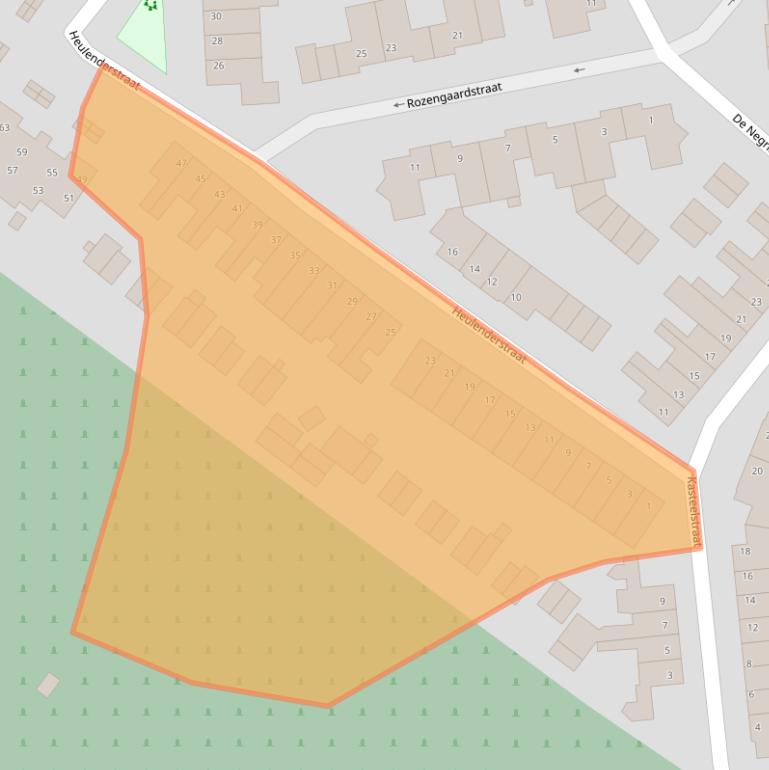 Kaart van postcodegebied 6441TM.