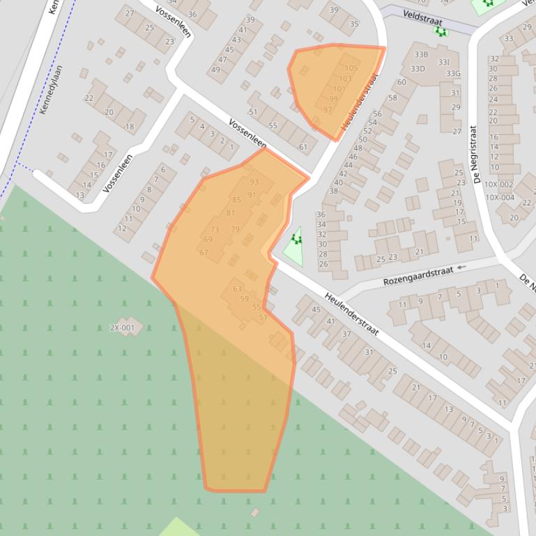 Kaart van postcodegebied 6441TN.