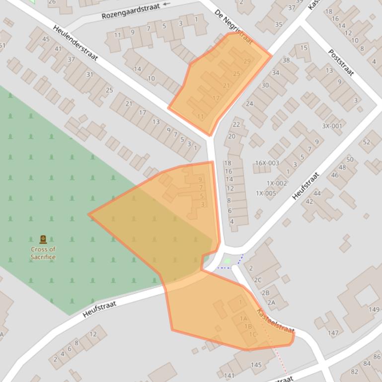 Kaart van postcodegebied 6441TS.