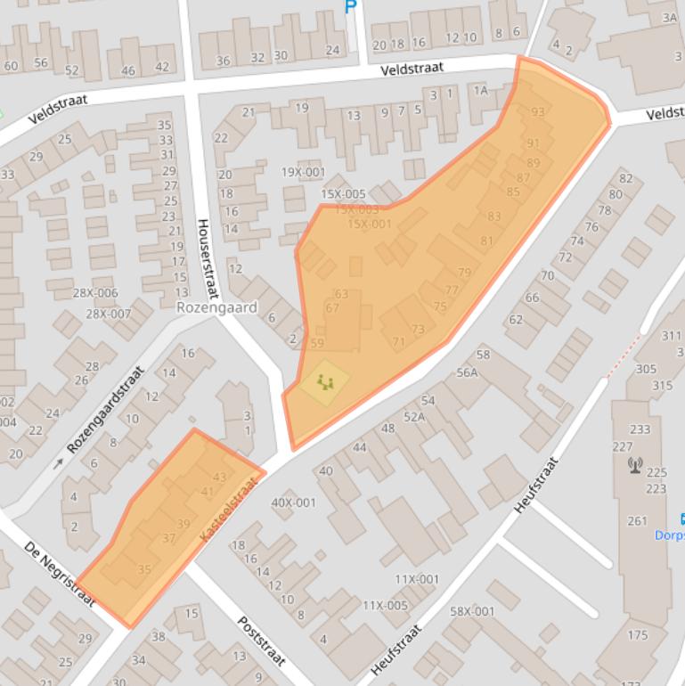 Kaart van postcodegebied 6441TT.