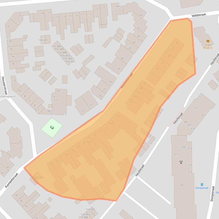 Kaart van postcodegebied 6441TW.