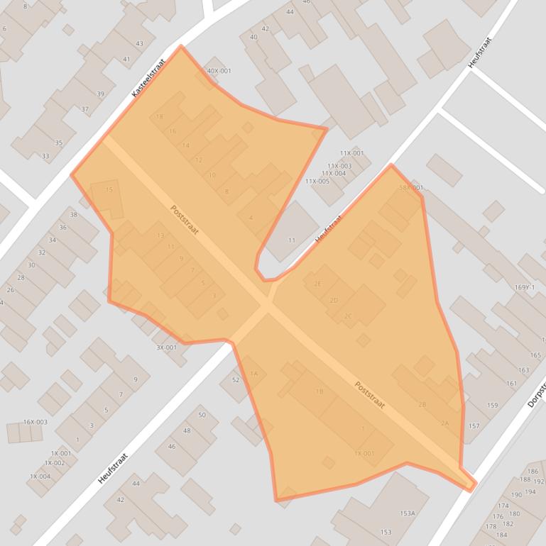 Kaart van postcodegebied 6441TZ.