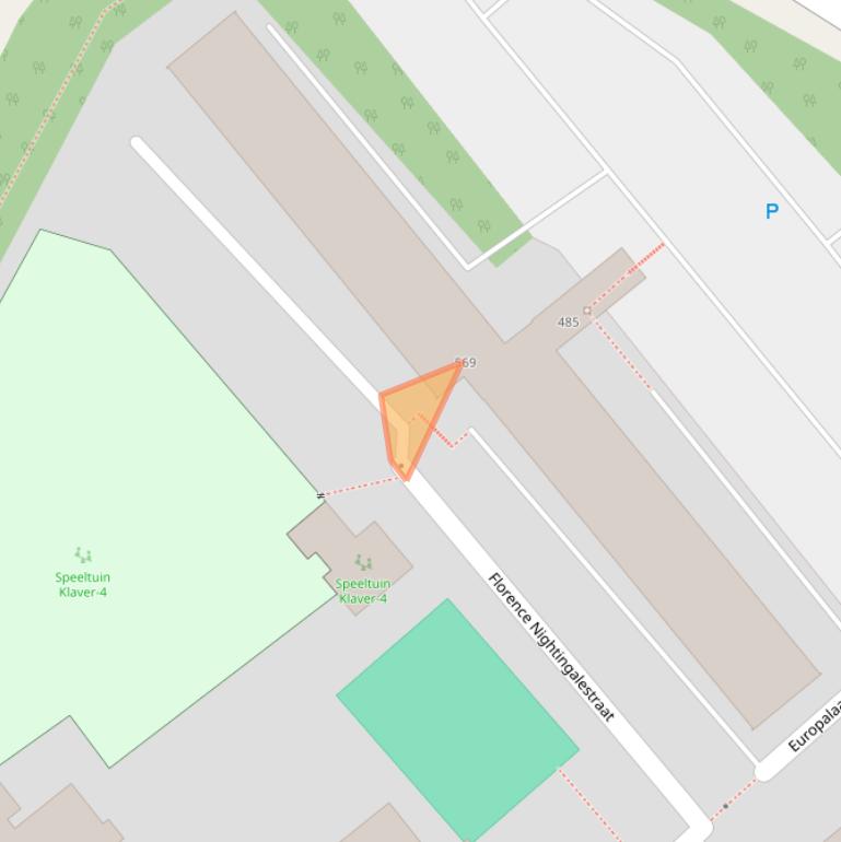 Kaart van postcodegebied 6441VZ.