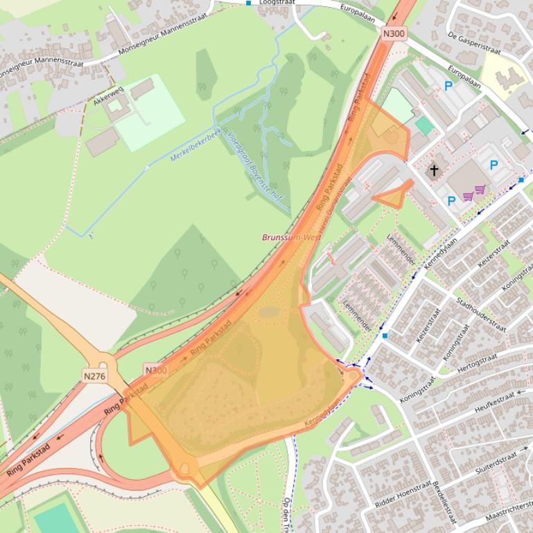 Kaart van postcodegebied 6441XA.