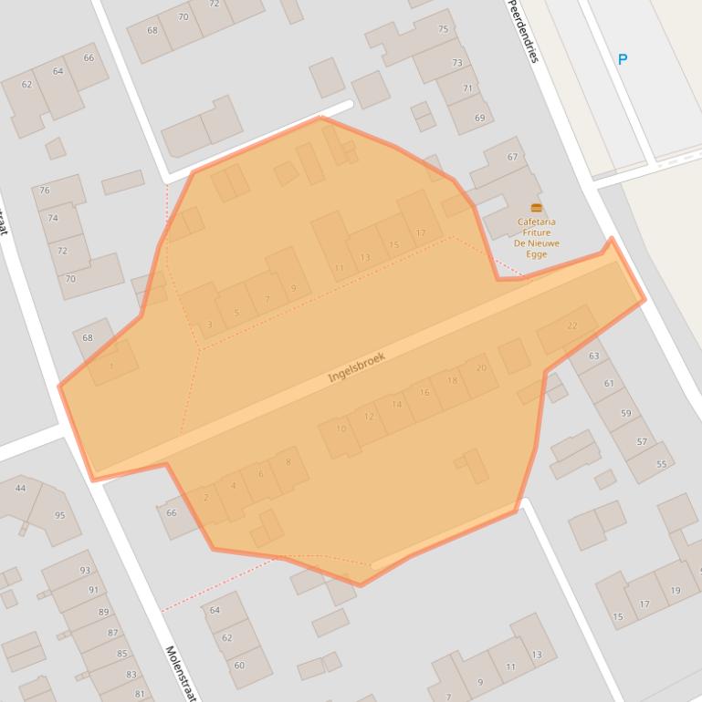 Kaart van postcodegebied 6442AH.