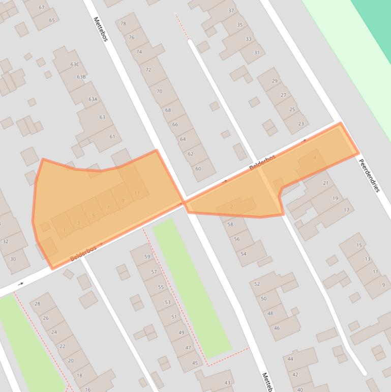 Kaart van postcodegebied 6442AP.