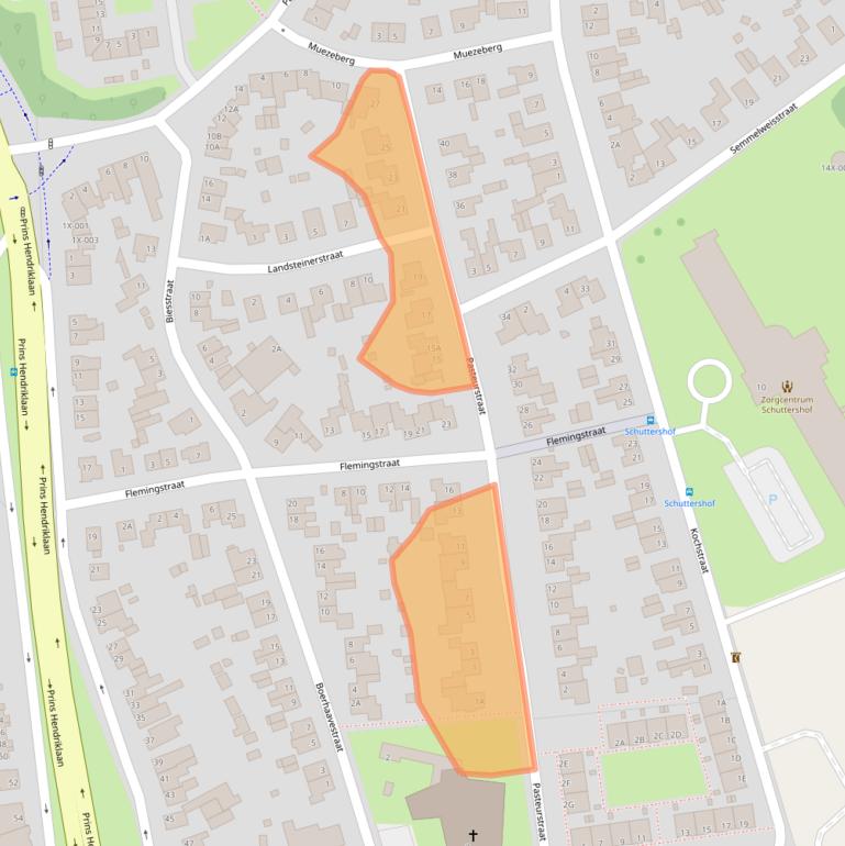 Kaart van postcodegebied 6442BB.