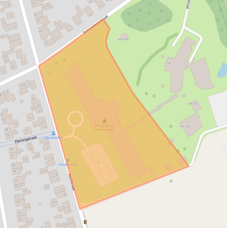 Kaart van postcodegebied 6442BE.