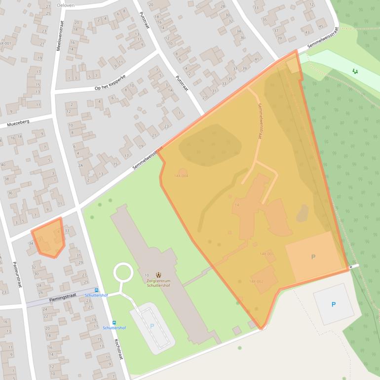 Kaart van postcodegebied 6442BH.