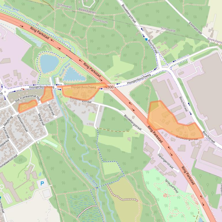 Kaart van postcodegebied 6442PC.