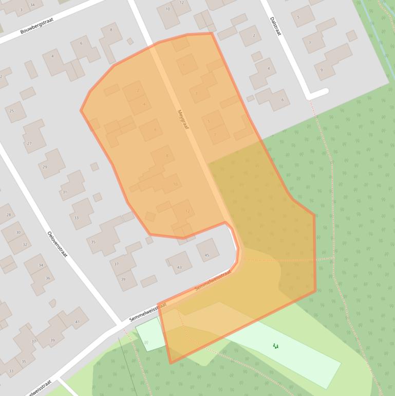 Kaart van postcodegebied 6442PG.