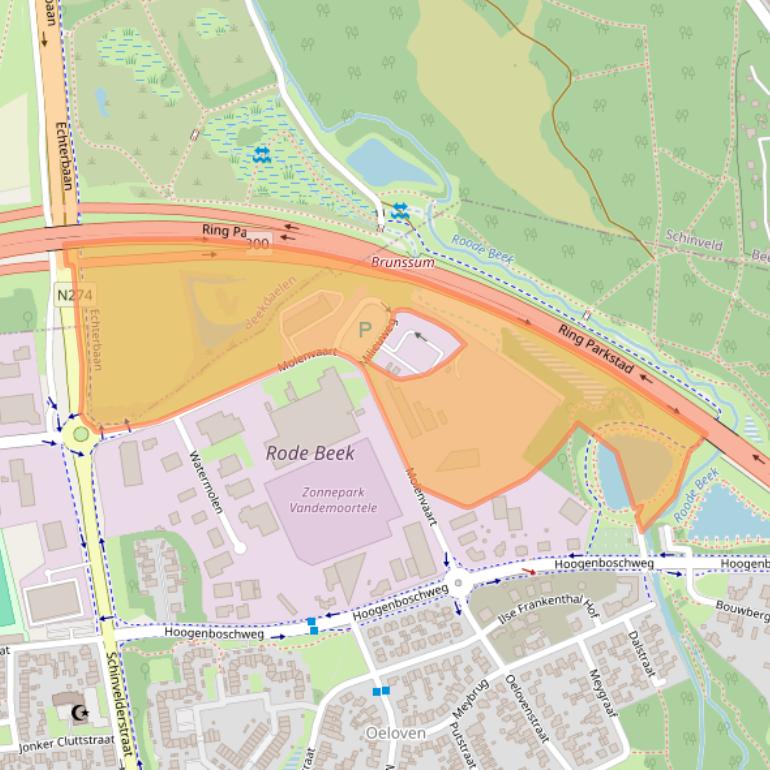 Kaart van postcodegebied 6442PK.