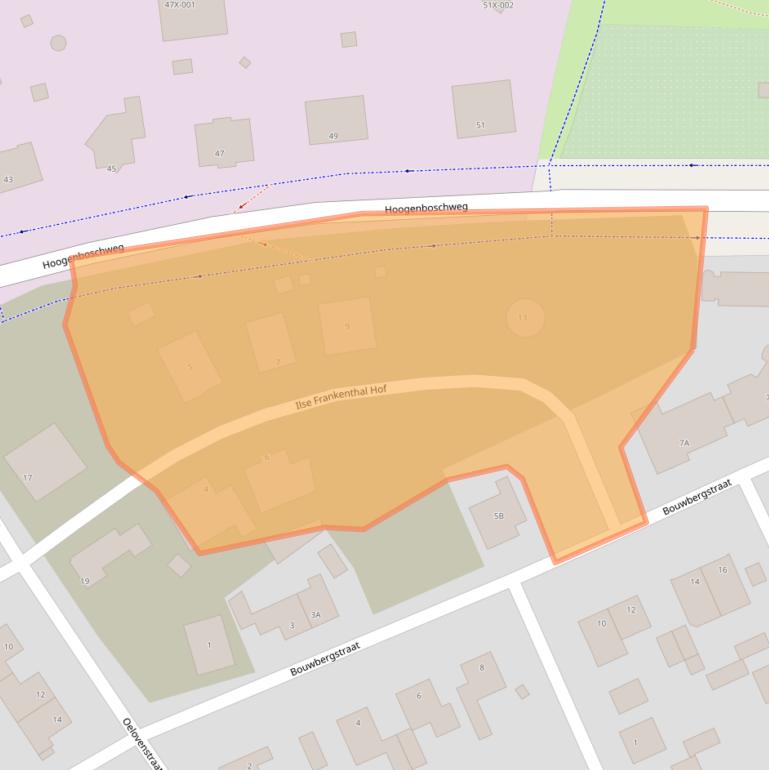Kaart van postcodegebied 6442RA.