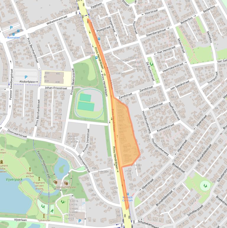 Kaart van postcodegebied 6443AC.