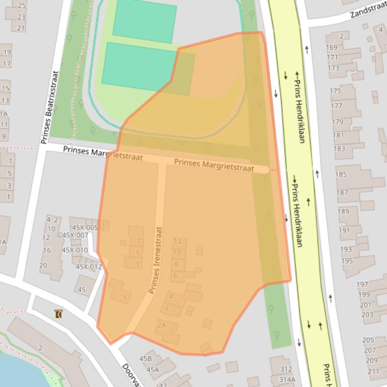 Kaart van postcodegebied 6443AJ.