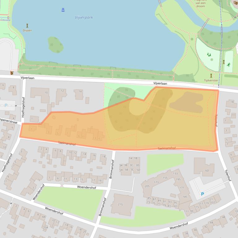 Kaart van postcodegebied 6443BD.