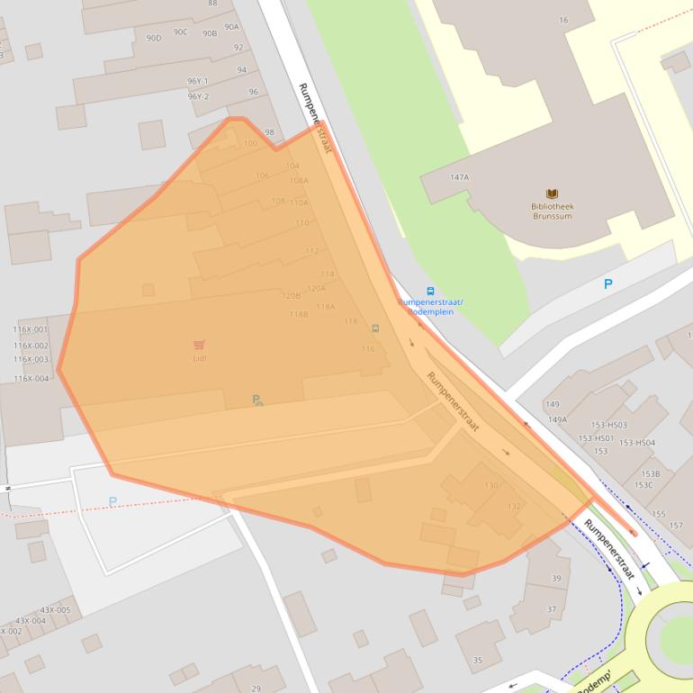 Kaart van postcodegebied 6443CH.