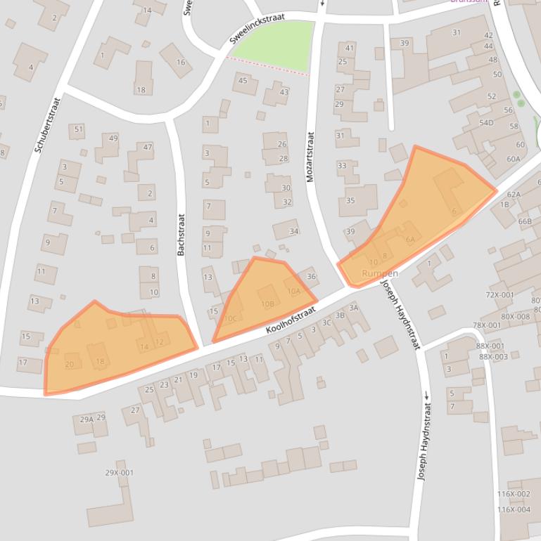 Kaart van postcodegebied 6443CM.