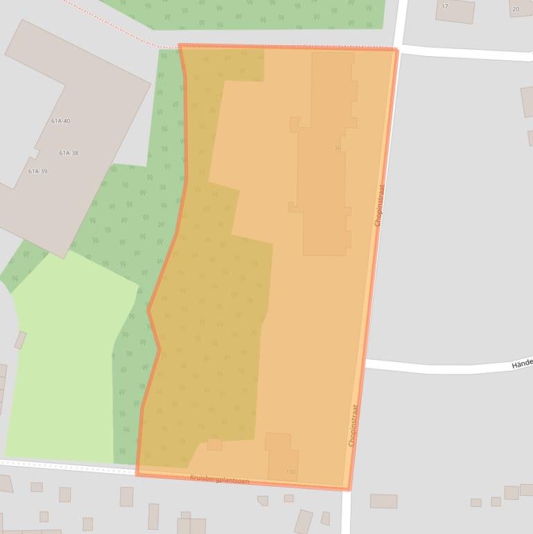 Kaart van postcodegebied 6443CW.