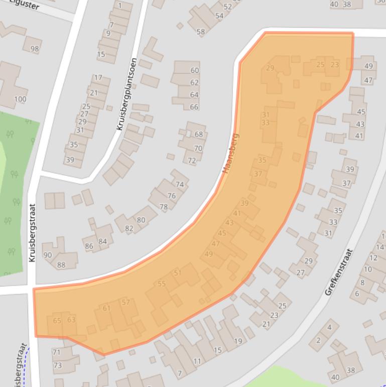 Kaart van postcodegebied 6443EB.