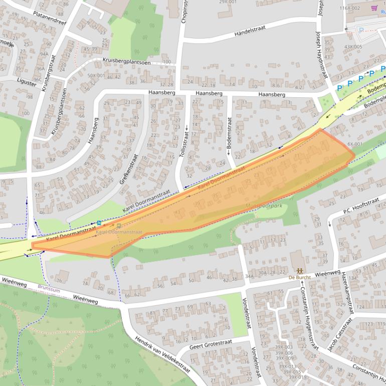 Kaart van postcodegebied 6443SB.