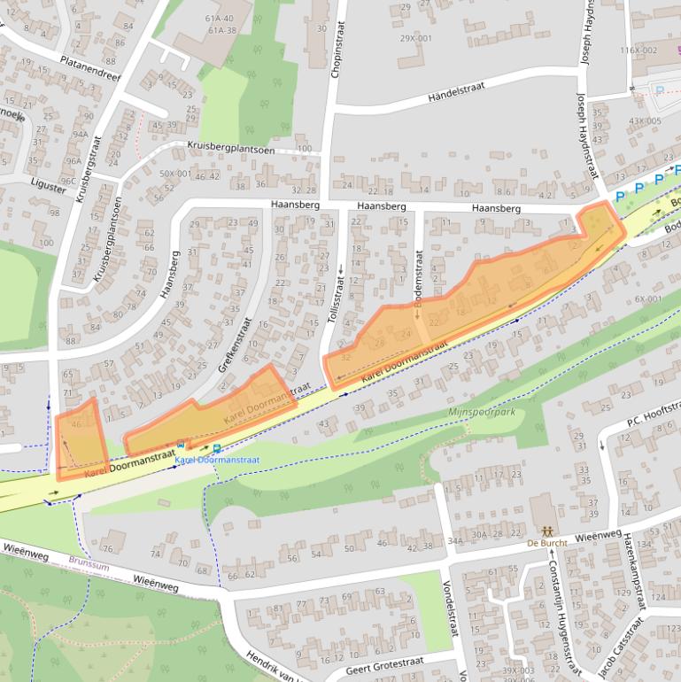 Kaart van postcodegebied 6443SC.
