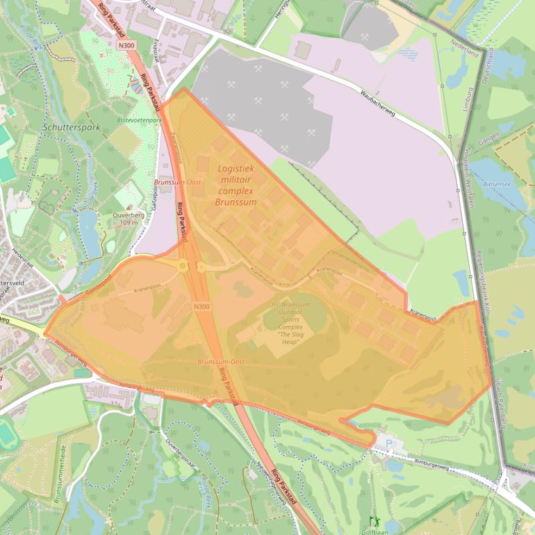 Kaart van postcodegebied 6443VA.