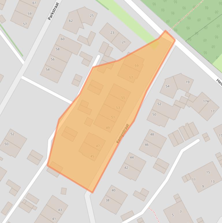 Kaart van postcodegebied 6443VG.