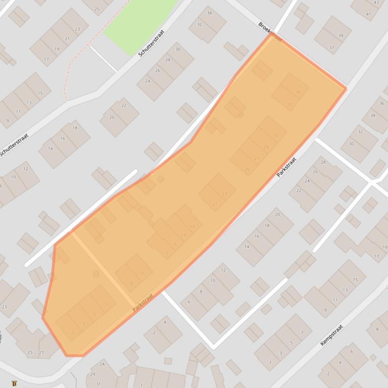 Kaart van postcodegebied 6443VL.