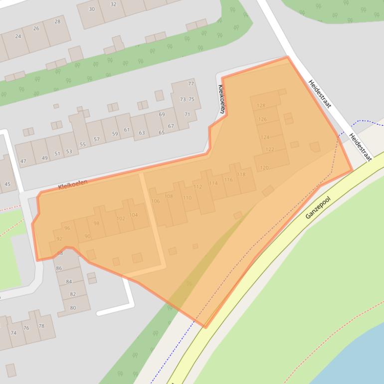 Kaart van postcodegebied 6443WD.