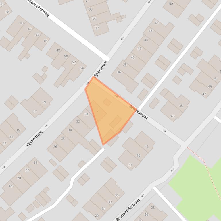 Kaart van postcodegebied 6443XC.