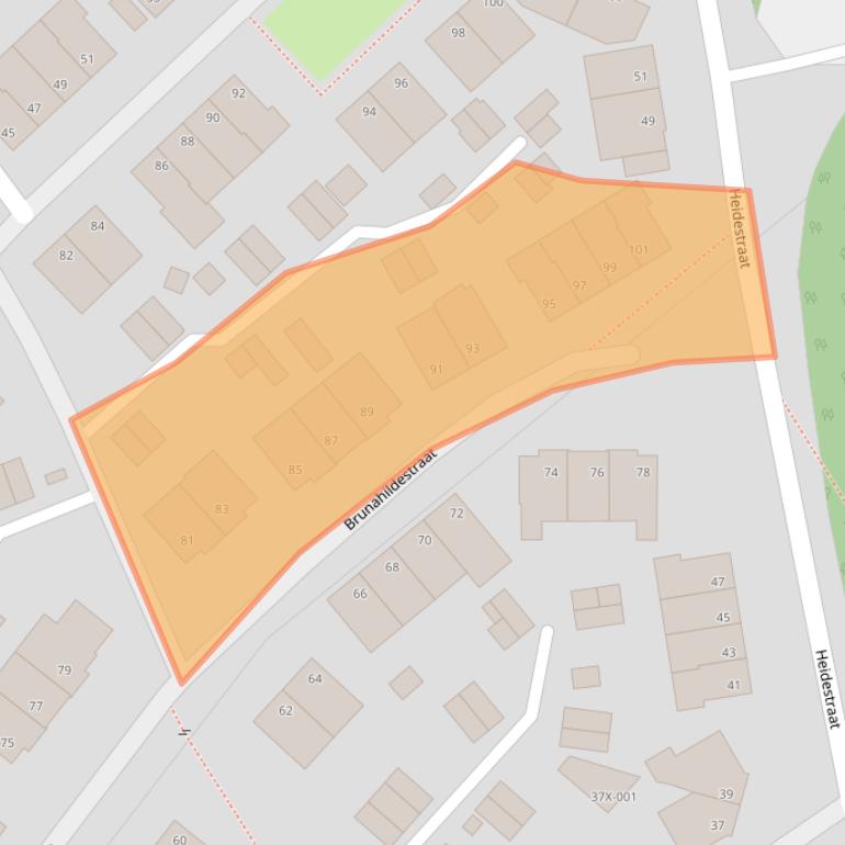 Kaart van postcodegebied 6443XG.